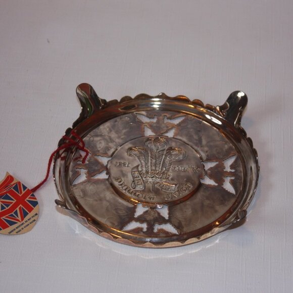 Vintage Royal Wedding Trivet 1981 Haraplate Made in England - Picture 4 of 6